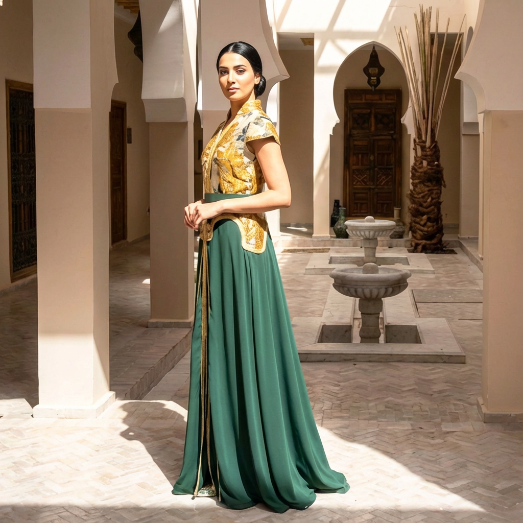 Imperial Brocade - Green