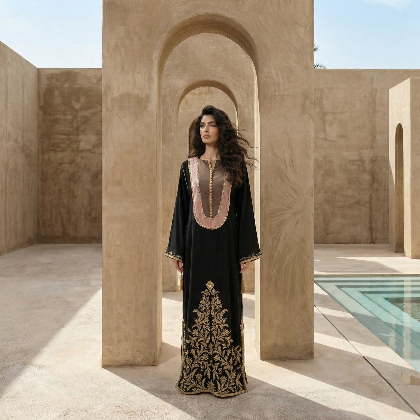 Serene Night Caftan