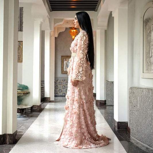 Blush Bloom Kaftan