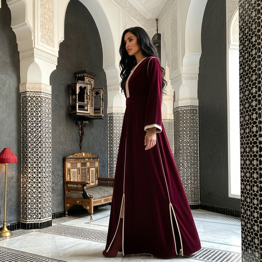 Sultana Bordeaux Velvet