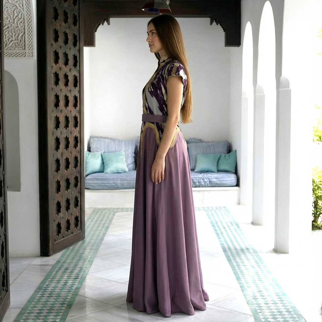 Imperial Brocade - Purple
