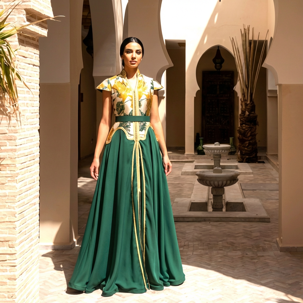 Imperial Brocade - Green