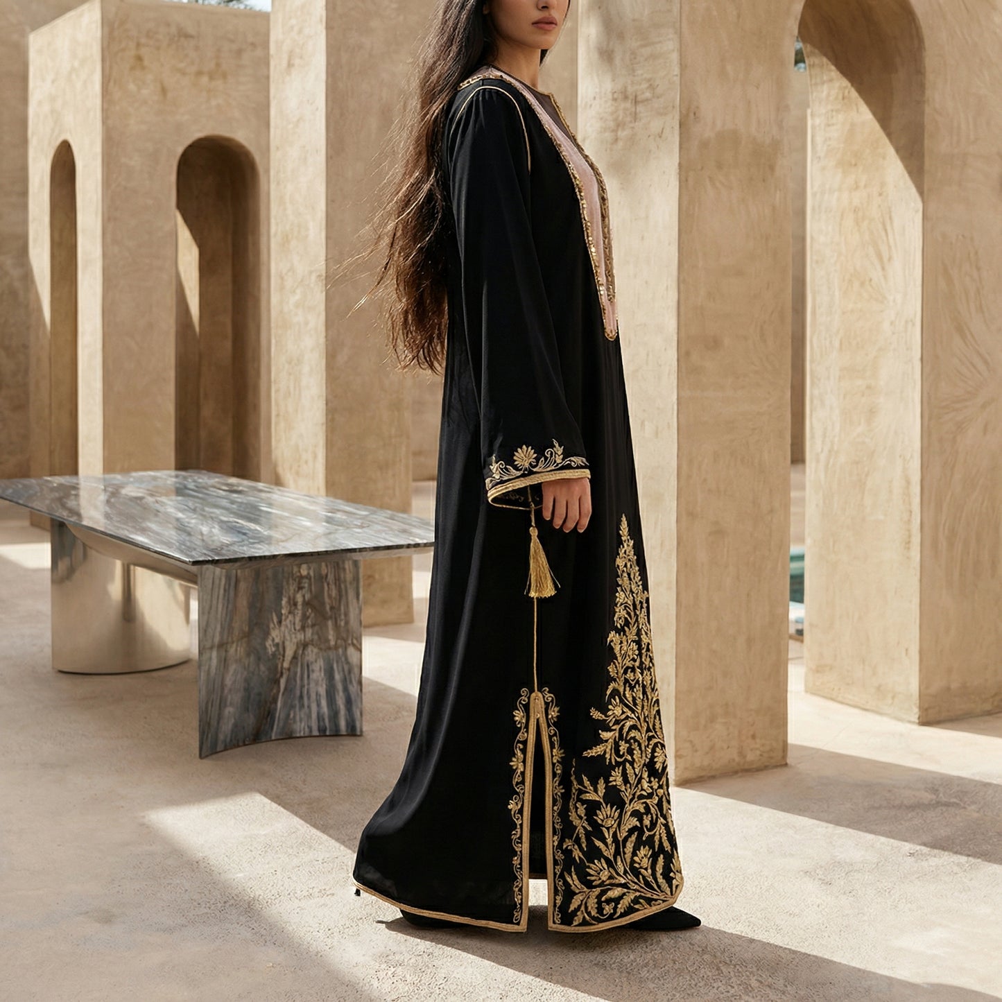 Serene Night Caftan